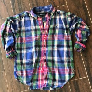 Polo flannel button down
